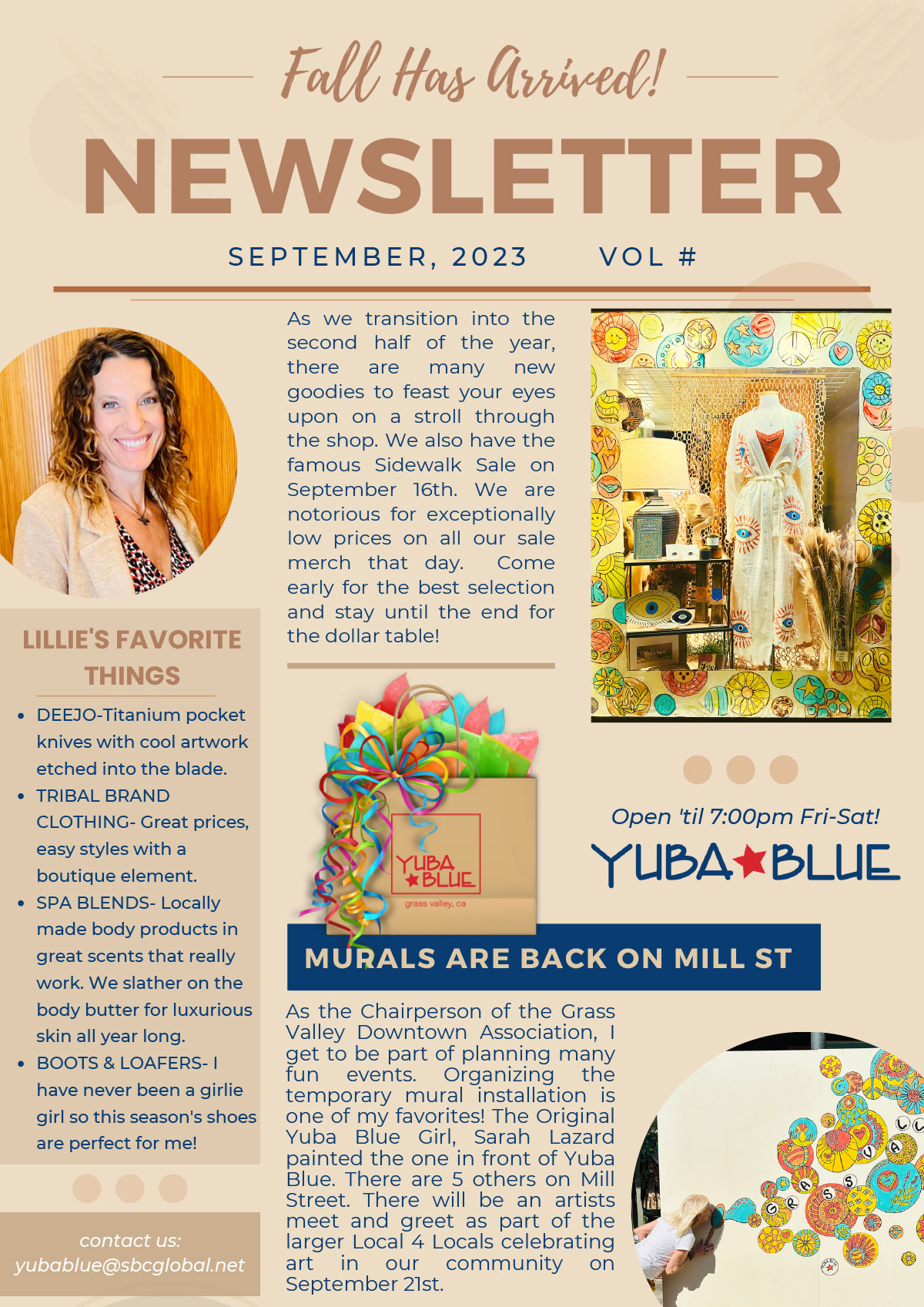 Yuba Blue Newsletter-September 2023